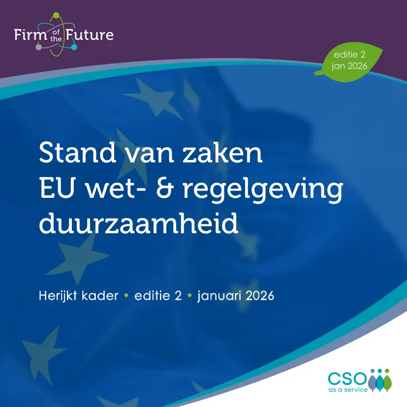 Stand van zaken EU wet- & regelgeving duurzaamheid